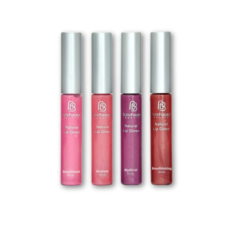 Natural Lip Gloss Set - BareFaced Beauty